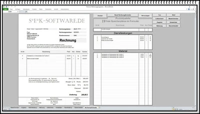 Programma di fatturazione software di fatturazione bolla di consegna offerta sollecito PDF §19 UStG - Immagine 1 di 4