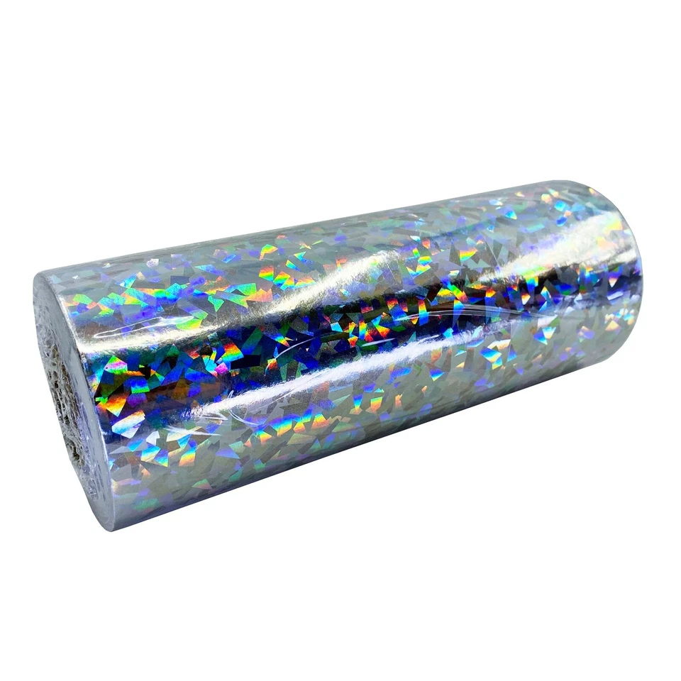 Jewelry 7.5" x 150 ft Holographic Cracked Ice Gift Wrapping Paper All Occasions - Image 1 of 1
