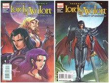 Lords of Avalon Knights of Darkness> Set of 2-#'s 3/4> Marvel 2009> VF/NM> Bg&Bd