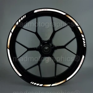 MT-07 reflective motorcycle wheel decals rim stripes stickers for Yamaha MT 07 - Picture 1 of 5