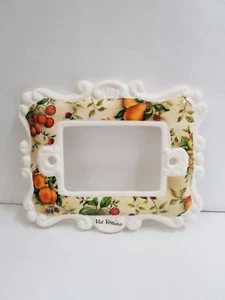 COPRI INTERRUTTORI 3 PULSANTI VIA VENETO MADREPERLA CON DECORO FRUTTA - Imagen 1 de 1