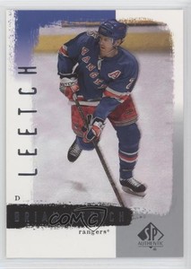 2000-01 SP Authentic Brian Leetch #57 HOF