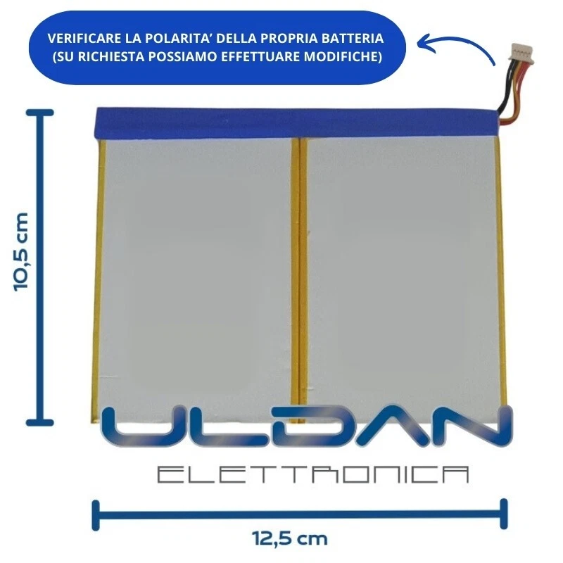 Batteria per TECLAST M40 / ARCHOS / MAJESTIC 6000 mAh pila tablet ORIGINALE
