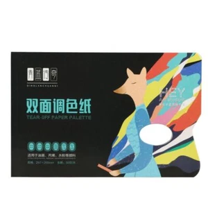 30Sheets/Book Paper Oil Gouache Palette Watercolor Color Palette Painter - Picture 1 of 15