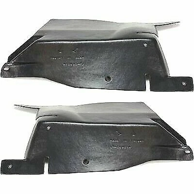 New Set of 2 Fits CHEVROLET IMPALA 00-11 Front LH & RH Side Engine Splash Shield - Image 1 of 4