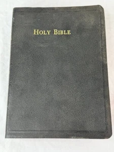 Vintage Holy Bible King James Version (KJV) Self Pronouncing - World Publishing - Foto 1 di 11