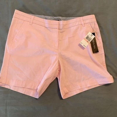 Шорты женские Land N Sea 10 розовые китайские эластичные повседневные из хлопковой смеси плоские спереди - Изображение 1 из 4