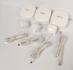 Amazon eero 6 Wi-Fi Mesh System (2x Extenders, 1x Router) - Fully Functional! - Picture 1 of 8