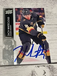 Zach Whitecloud Signed Card UD Upper Deck JSA COA IP Auto Vegas Golden Knights a - Picture 1 of 3