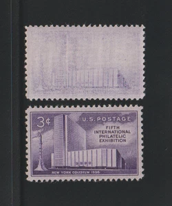 US EFO ERROR Stamps #1076 FIPEX, New York: Inking EFO & Normal! MNH - Picture 1 of 2