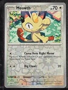 Holograma inverso Meowth 052/165 Sv: Scarlet & Violet 151 - Imagen 1 de 2