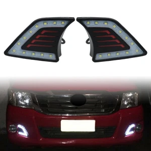 2 luces LED de circulación diurna DRL para Toyota Hilux Vigo 2011-2014 2012 2013 - Imagen 1 de 7