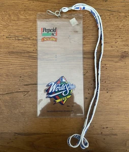 1998 World Series - Officially Licensed Ticket Holder & Lanyard - Picture 1 of 2