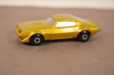 Caja de cerillas vintage DORADA Superrápida No. Pontiac Firebird 18 transmisión automática LQQK Foto 1 de 4