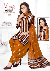 TRAJE DE PUNTADA BOLLYWOOD INDIO HERMOSO SALWAR KAMEEZ PUNJABI LISTO PARA USAR Thur - Imagen 1 de 4
