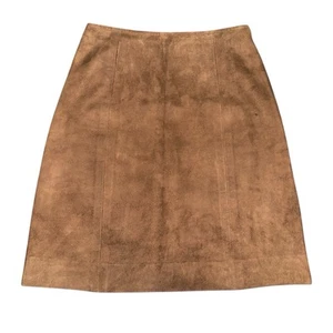 Vintage Wildleder Minirock 70er Jahre Hadley Größe 8 Boho Groovy - Bild 1 von 8