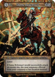 DAME BRITOMART Unique FOIL - SORCERY CONTESTED REALM: ARTHURIAN LEGENDS (2024) - Imagen 1 de 1