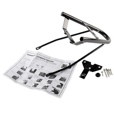 Portaequipajes Trasero para ZS125T-48 Resistente Negro Anodizado Scooter Metal 10 kg - Imagen 1 de 4