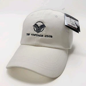 The Vintage Club Golf Hat Indian Wells California Strapback Cap Ahead Dri Look - Imagen 1 de 9