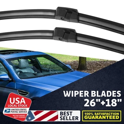 Kit de limpiaparabrisas de ventana delantera 26"+18" para BMW Alpina B7 2011-2015 Foto 1 de 4