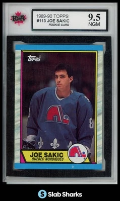 Joe Sakic RC 1989 Topps #113 novato KSA 9,5 Foto 1 de 4