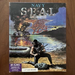 Vintage Rare NAVY SEAL Computer Game for IBM Tandy 3.5” Disk, Cosmi Small Box - Bild 1 von 4