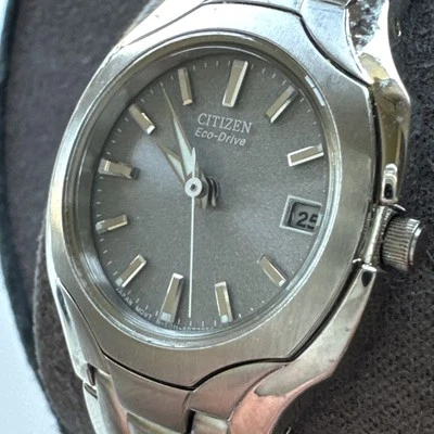 Citizen EW1250-54A  Eco-Drive Silver Dial Stainless Steel Women's Watch - Image 1 of 4