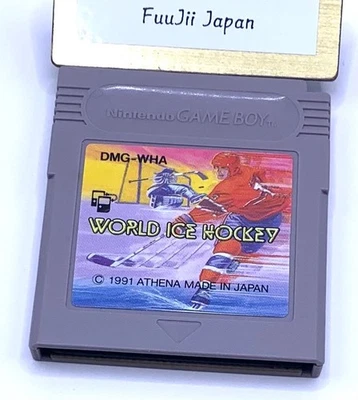 WORLD ICE HOCKEY GB Nintendo Game Boy Japanese Version Gameboy Cleaned Tested - Image 1 of 4