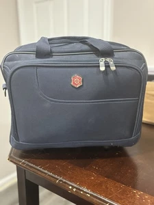 Pacific Coast Rolling Blue 3 Compartment Carry On Travel Bag - Picture 1 of 9
