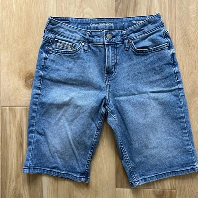 Calvin Klein Jeans City Short Denim Shorts Size 4 - Image 1 of 4