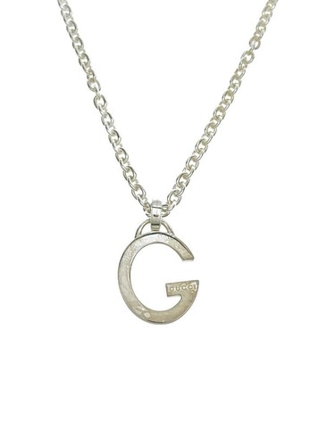 Collana con ciondolo Gucci G AG925 argento SV925 SLV top disponibile donna