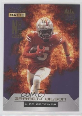 2022 Matte SP Exclusive Blue - Purple Flames /5 Garrett Wilson #RHN-9 Rookie RC - Image 1 of 2