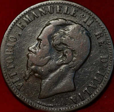 1867 Italy 10 Centesimi Foreign Coin - Image 1 of 2