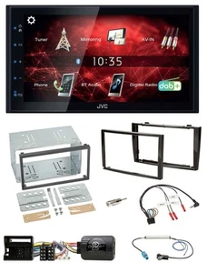 JVC DAB USB Bluetooth 2DIN Lenkrad Autoradio für Peugeot 308 07-09 schwarz - Bild 1 von 9