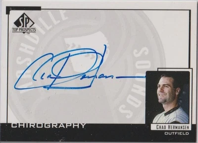 CHAD HERMANSEN: 2000 SP TOP PROSPECTS CHIROGRAPHY CARD - Image 1 of 2