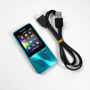 Sony NW-S13 Walkman MP3 Digital Audio Player 4GB Blue Japanese Used Japan - Picture 1 of 7