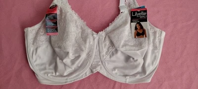 Lilyette Bali Minimizer Bra Tailored Lace Trim Women's Shaping UW-Xtra LY0428 - Image 1 of 4