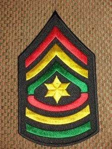 RASTA STRIPES & STAR PATCH JACKET PATCH Biker Bügelbild - Bild 1 von 1