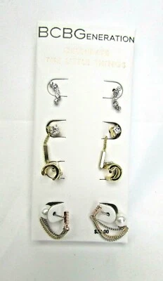 BCBGeneration BCBG Joyería "Celebra las Pequeñas Cosas" 4 Pares Pendientes 41341 Foto 1 de 3
