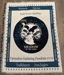 6-101 Airborne Aviation Regiment Shadow of the Eagle Operation Freedom Tapestry - Picture 1 of 2