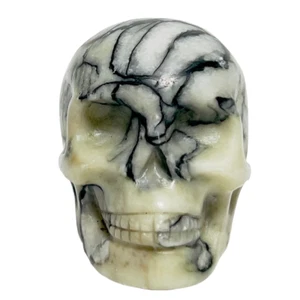 Jade Skull Healing Crystal Carving 572g - Bild 1 von 11