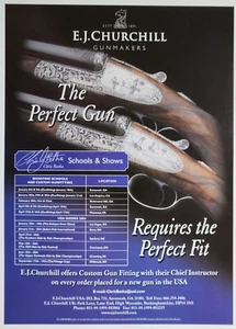 E.J. Churchill Gunmakers Ad Magazine Shotgun Single/Double - Picture 1 of 2