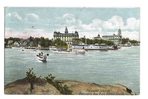 Antique Postcard Thousand Islands, Alexandria Bay From Bonnie Castle Posted 1906 - Picture 1 of 2