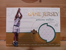 1999-00 Upper Deck Antoine Walker Game Used Jersey #GJ19 Celtics