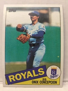 Royals Onix Concepcion #697 MLB Vintage Baseball Card Ships Free - Picture 1 of 2