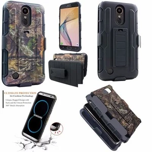For LG K20 Plus K10 2017 Hybrid Armor Case Defender Holster Heavy Duty Cover - Picture 1 of 12