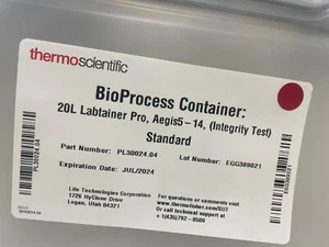 ThermoScientific 20L Labtainer Pro AEGIS5-14 (prueba de integridad) estándar PL30024.04 - Imagen 1 de 10