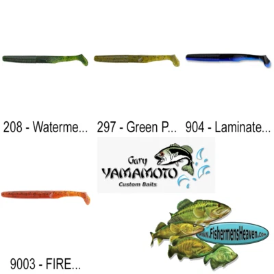 Señuelos de plástico blando Yamamoto Swim Senko de 5,5 pulgadas cualquier color de cebo 31L-07 Foto 1 de 4