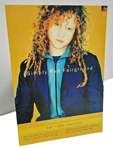SIMPLY RED Display UK PROMO ONLY IN-STORE Fairground Standee Counter Stand - Picture 1 of 9