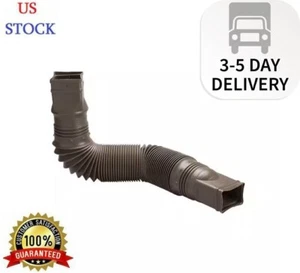 Flex A Spout 55 in. Brown Vinyl Downspout Extension - Picture 1 of 6